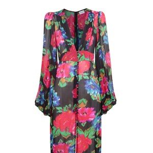 Rat&Boa beautiful Ferreira floral wedding guest dress